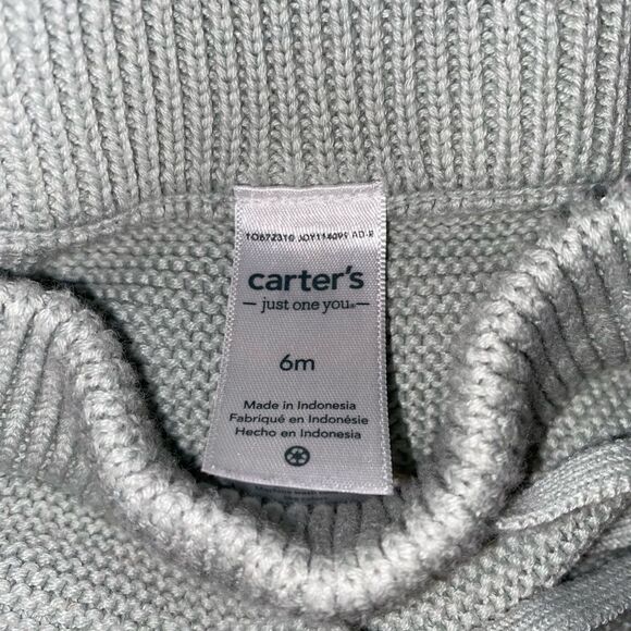 Carters Knit Joggers Size 6 Months - Picture 2 of 2